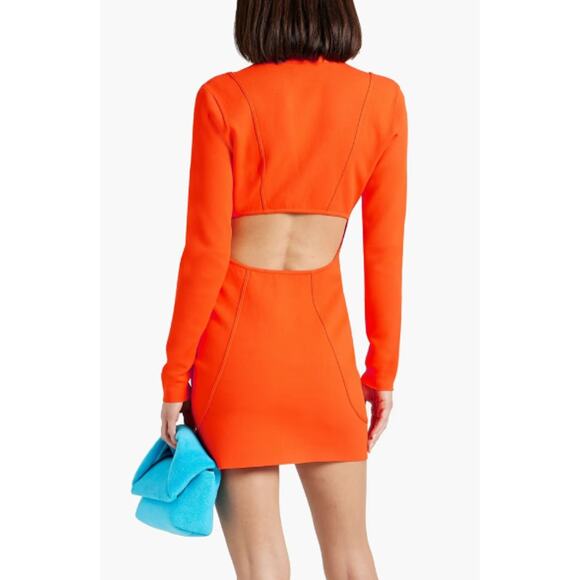 Frame x Julia Sarr Jamois Dress Cutout Knit Mini ASO Simone Ashley Sexy Baddie - Picture 3 of 9